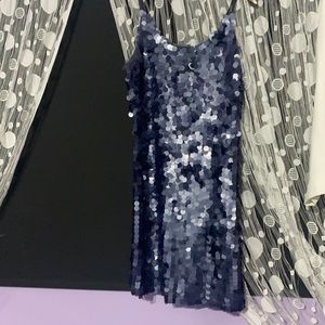 Katia Blue sequin dress size large